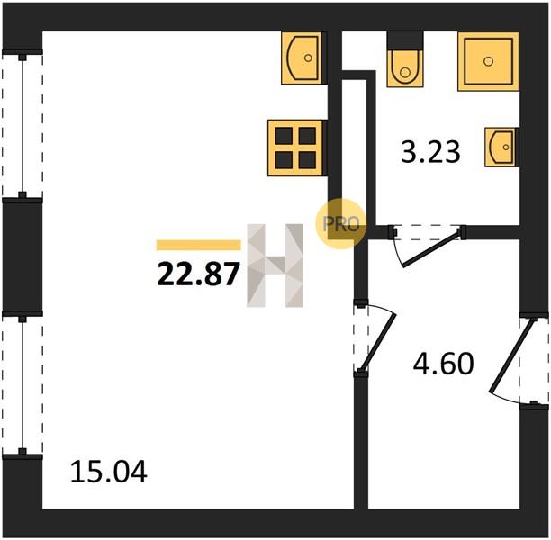 Планировка Студия