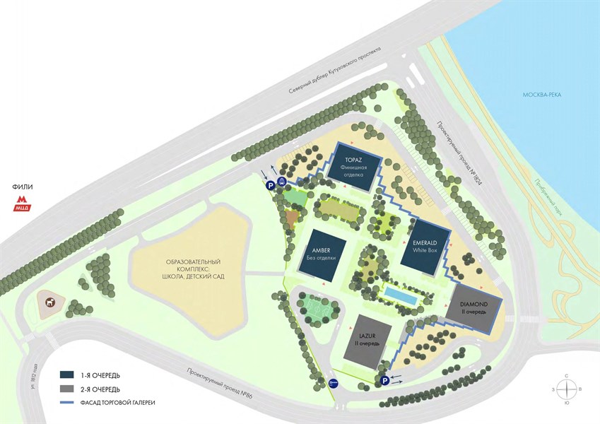 Фотография комплекса, Обзор ЖК River Park Towers Кутузовский в Москве