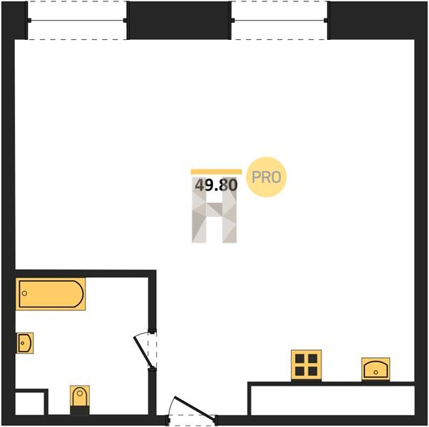 Планировка 1-комн.
